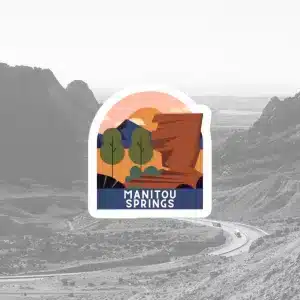 Manitou Springs Badge Sticker