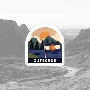 Outbound Badge Sticker