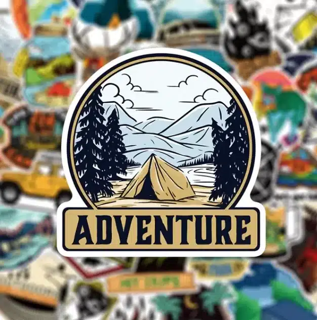 Outdoor Sticker Pack - 50PCS » Outdoor Adventure Guides | Outbound FOLK
